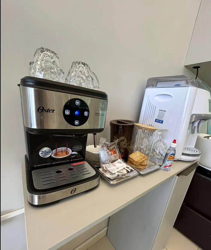Café oferecido no espaço Auren