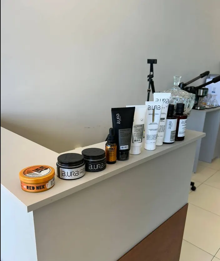 Produtos usados na Auren Barber Club