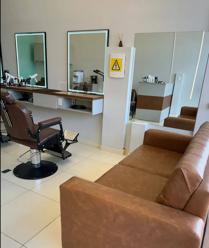 Recepção e área de atendimento da Auren
